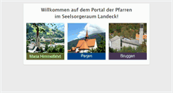 Desktop Screenshot of pfarren-landeck.at